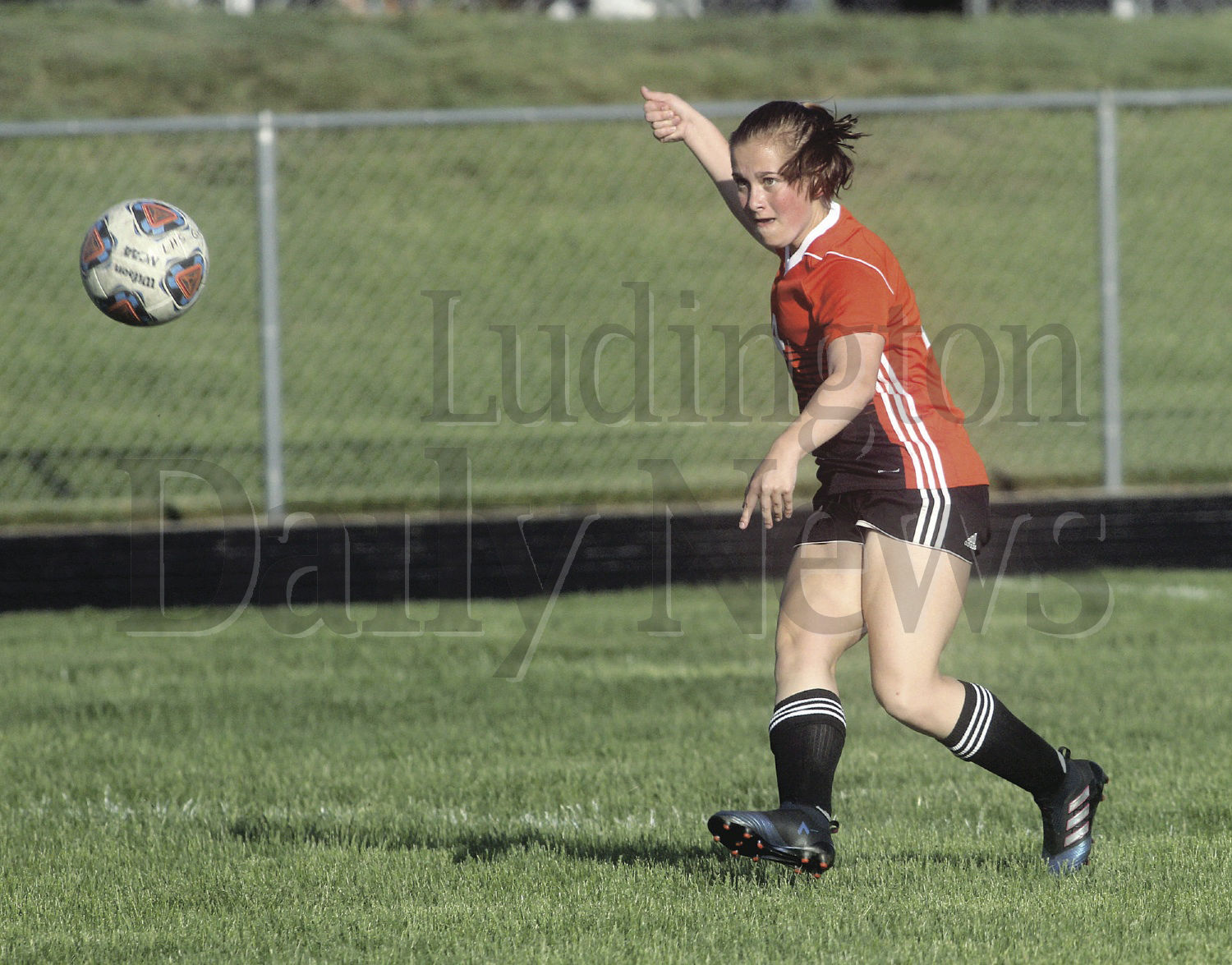 MHSAA Div. 3 girls soccer district at Ludington